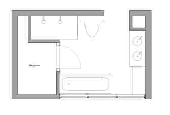 badkamer-grondplan-schematisch